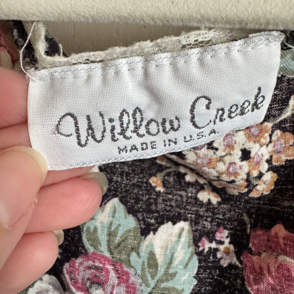 90’s Moody Floral Midi Dress