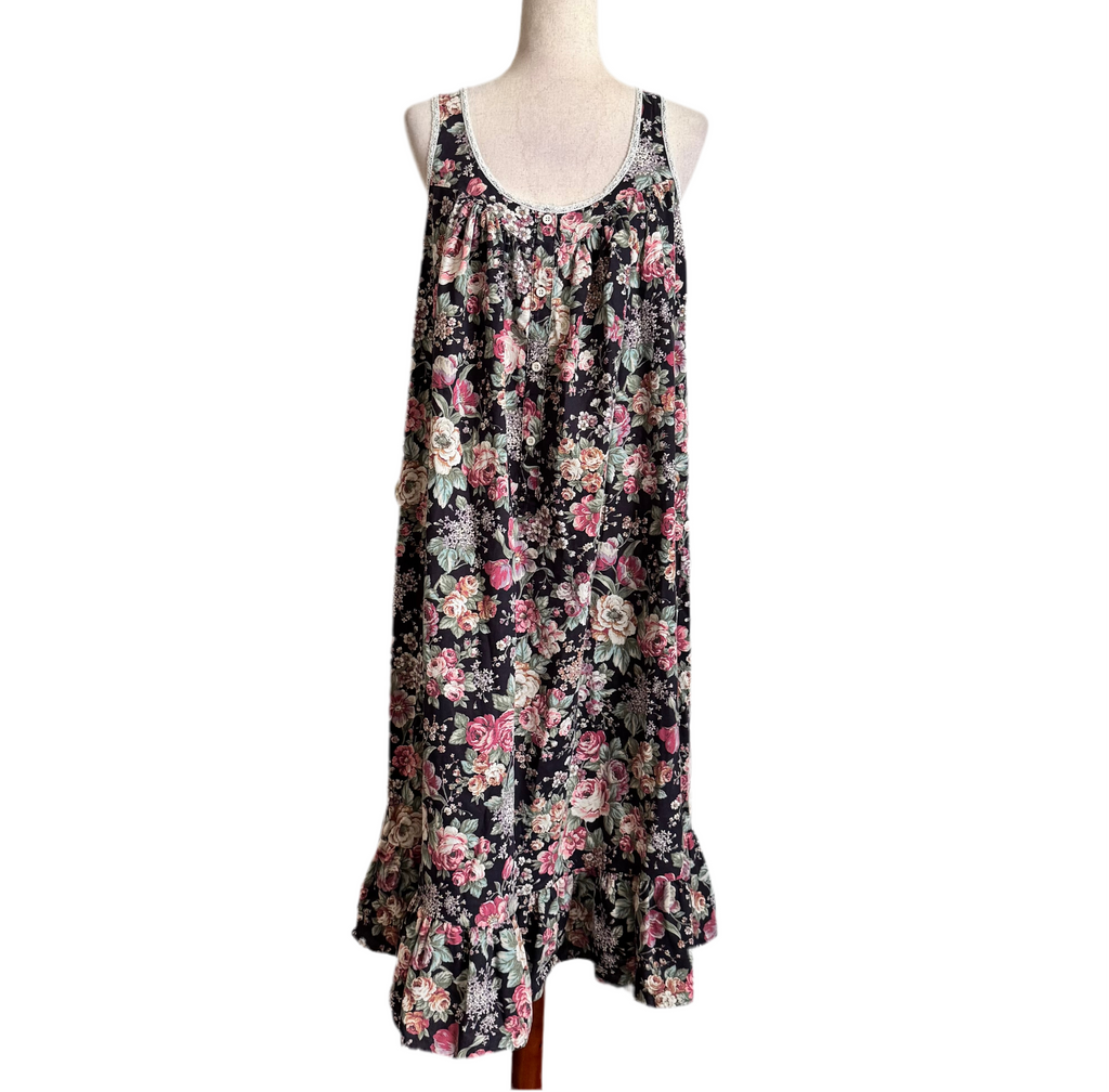 90’s Moody Floral Midi Dress