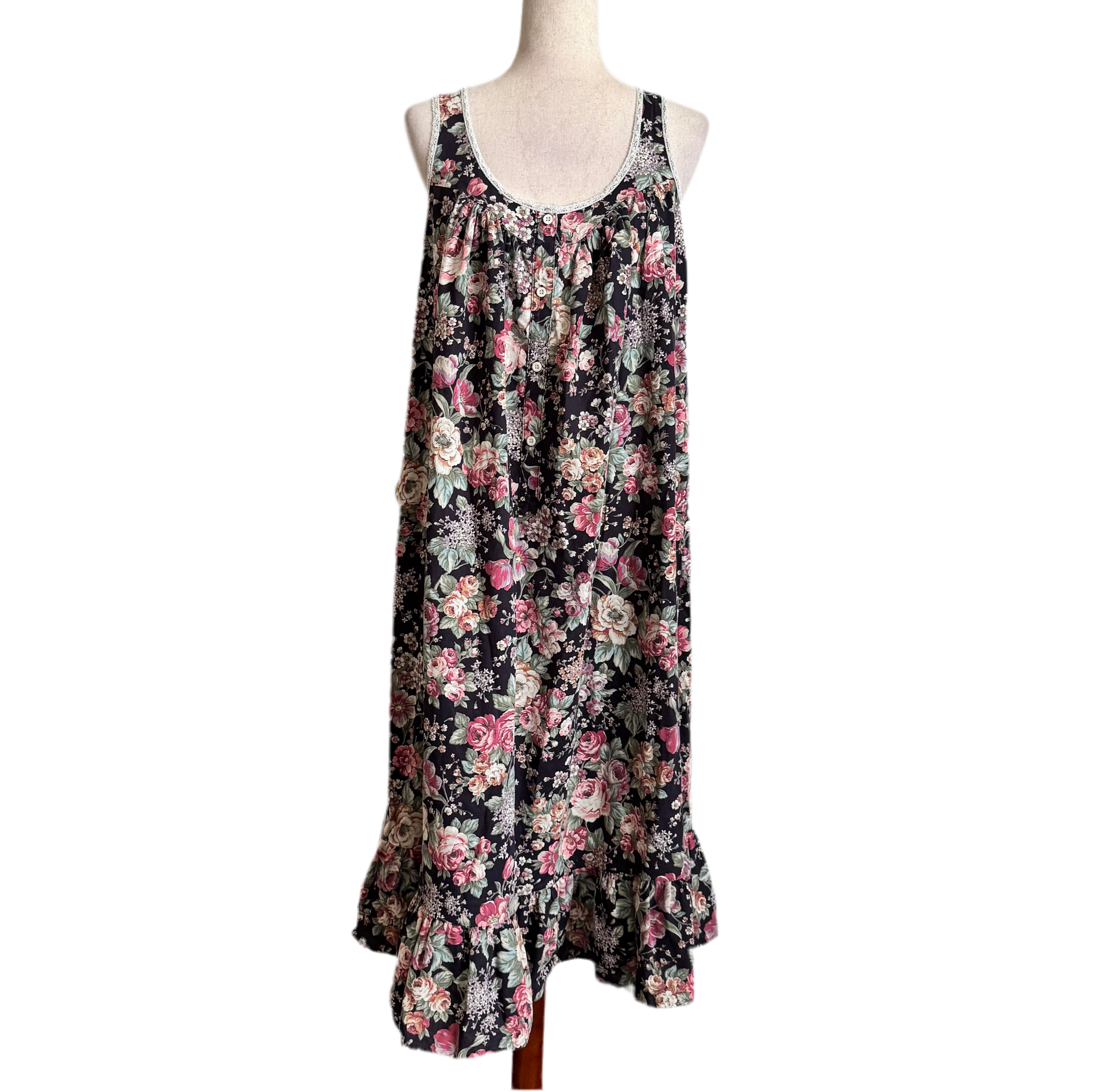 90’s Moody Floral Midi Dress