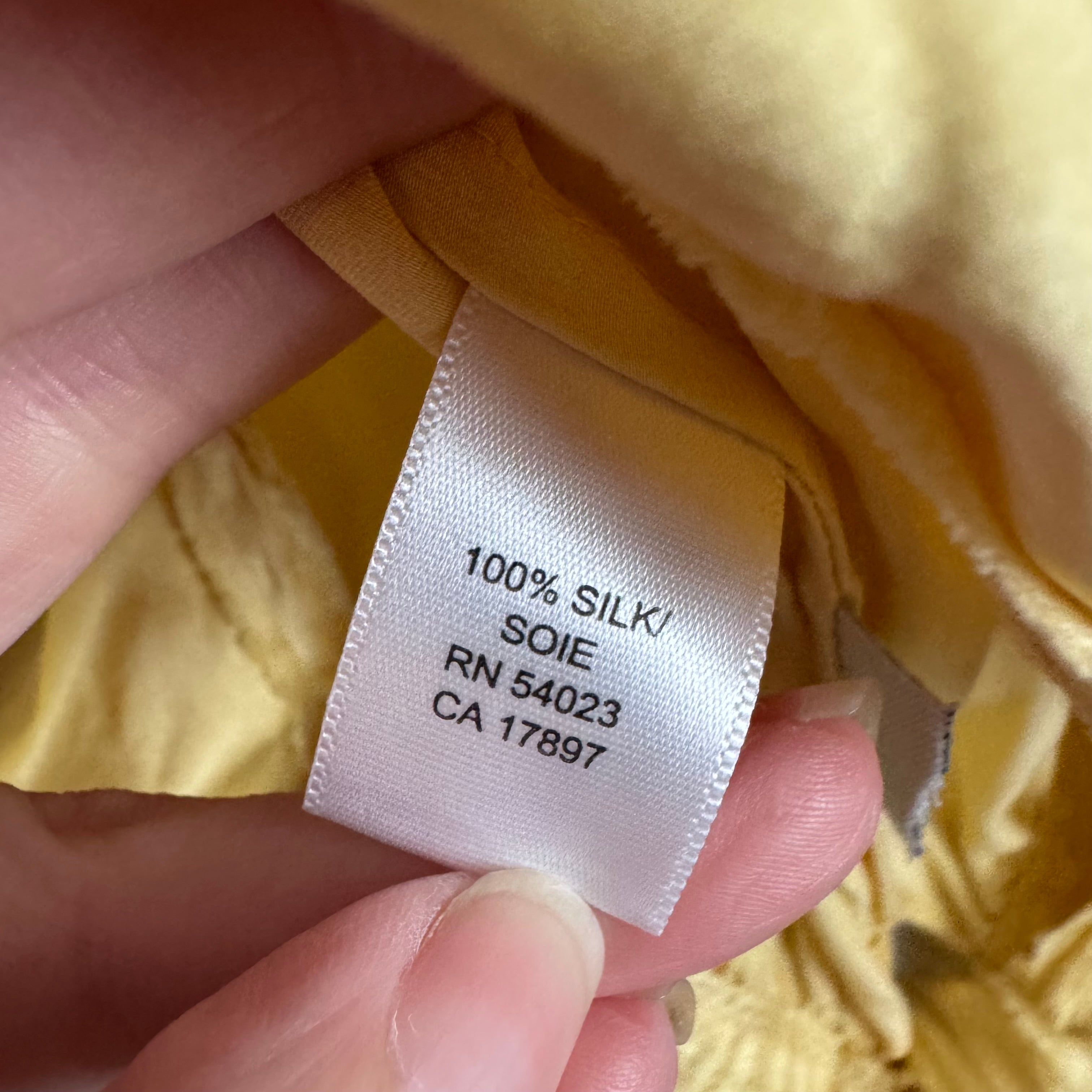 Silk Butter Yellow Ruffle Tank Top