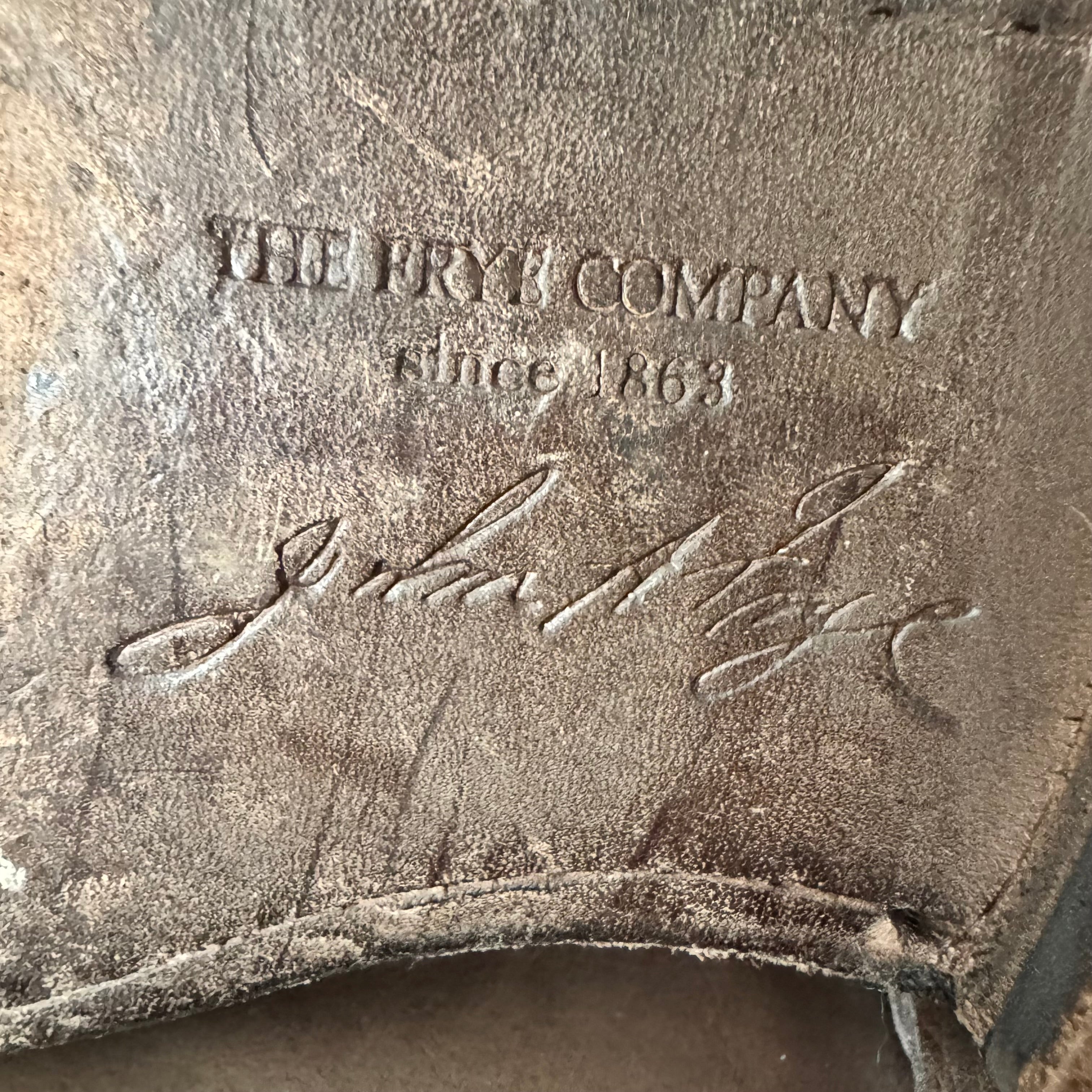 Frye Knee High Harness Taupe Leather Boots